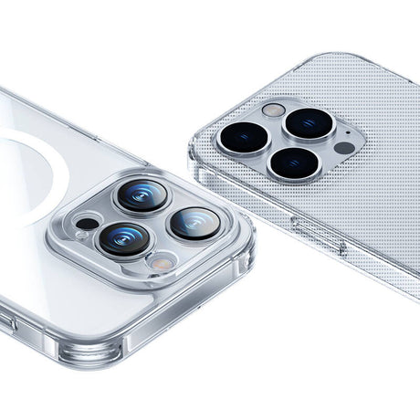 iPhone 14 Pro Max Kılıf Magsafe Şarj Özellikli Benks Magnetic Shiny Glass Serisi Kapak