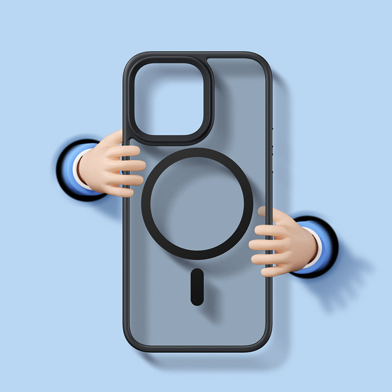 iPhone 14 Pro Max Kılıf Magsafe Şarj Özellikli Benks Mist Hybrid Kapak