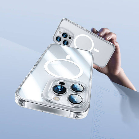 iPhone 14 Pro Max Kılıf Magsafe Şarj Özellikli Kamera Korumalı Benks Corning Glass Serisi Kapak