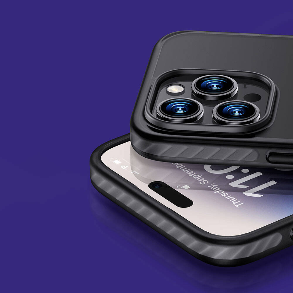 iPhone 14 Pro Max Kılıf Magsafe Şarj Özellikli Mat Arka Yüzey Benks Drop Resistance Kapak