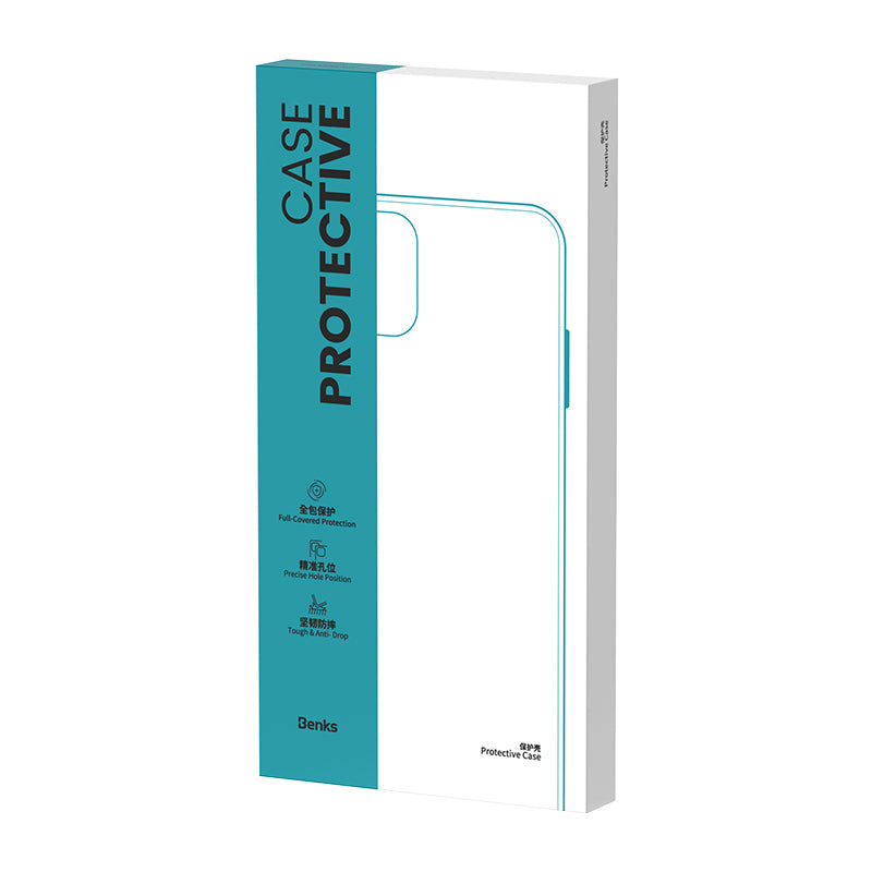 iPhone 14 Pro Max Kılıf Wireless Şarj Destekli Benks Yeni Magnetik Crystal PC Kapak