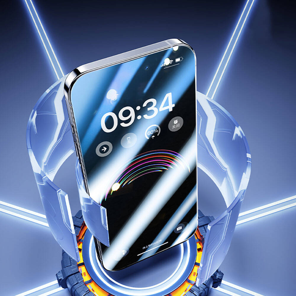 iPhone 14 Pro / 15 uyumlu Benks Anti-Dust Toz Önleyici Özellikli Gaming Ekran Koruyucu