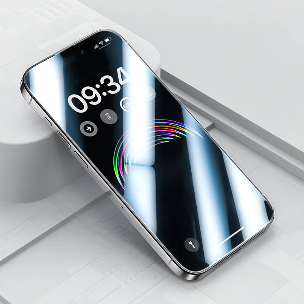 iPhone 14 Pro / 15 uyumlu Benks Anti-Dust Toz Önleyici Özellikli Gaming Ekran Koruyucu
