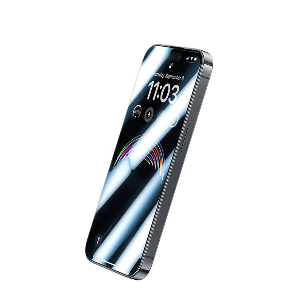 iPhone 14 Pro / 15 uyumlu Benks Anti-Dust Toz Önleyici Özellikli Gaming Ekran Koruyucu