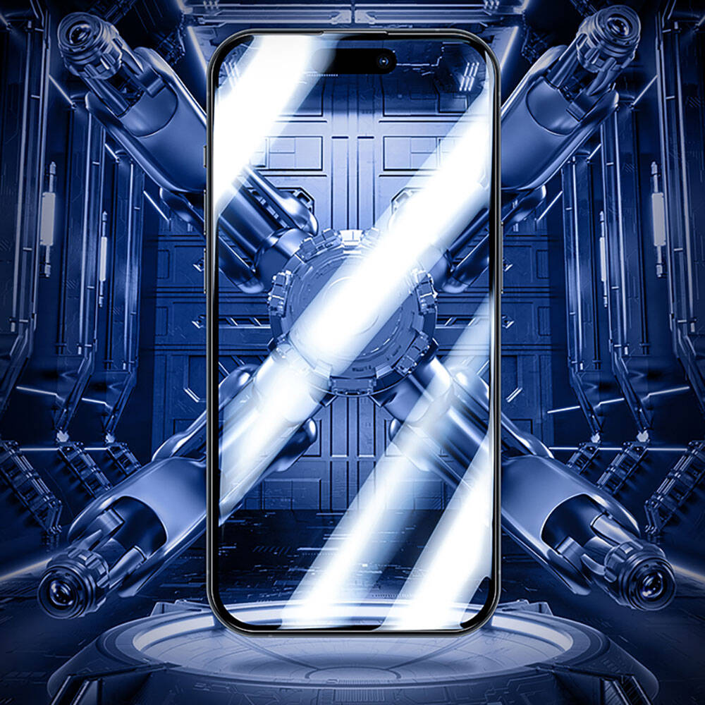 iPhone 14 Pro / 15 uyumlu Benks V Pro Safir Shield Ekran Koruyucu + Kolay Uygulama Aparatlı