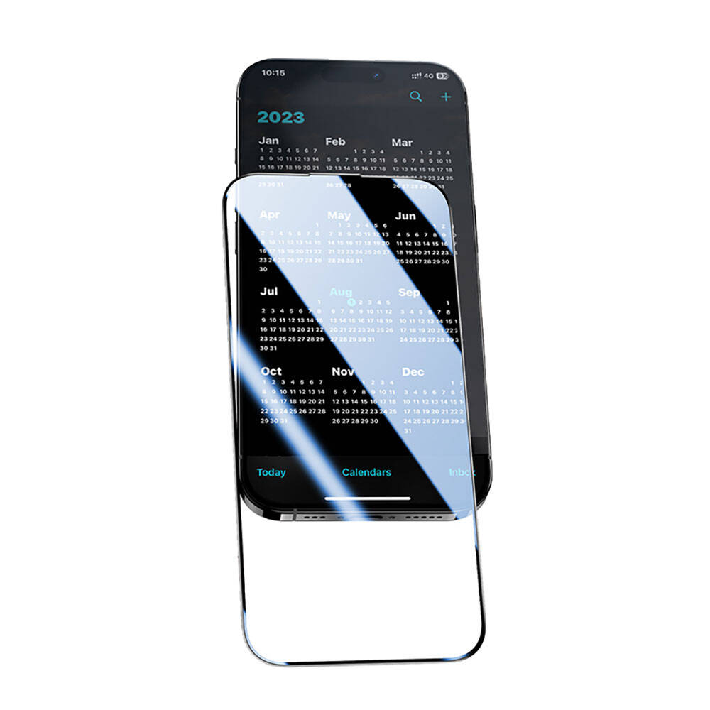 iPhone 14 Pro / 15 uyumlu Benks V Pro Ultra Shield 0.3mm Ekran Koruyucu + Kolay Uygulama Aparatlı