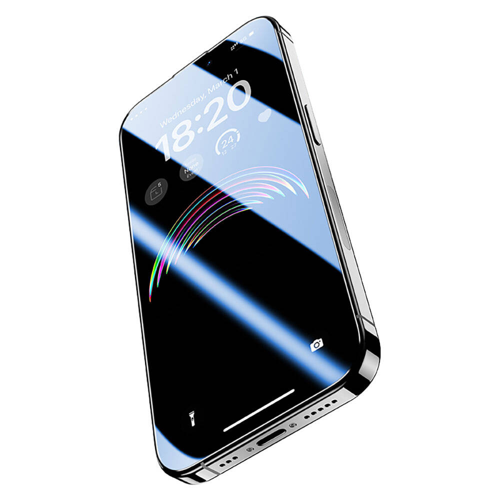 iPhone 14 Pro / 15 uyumlu Benks V Pro Ultra Shield 0.3mm Ekran Koruyucu + Kolay Uygulama Aparatlı