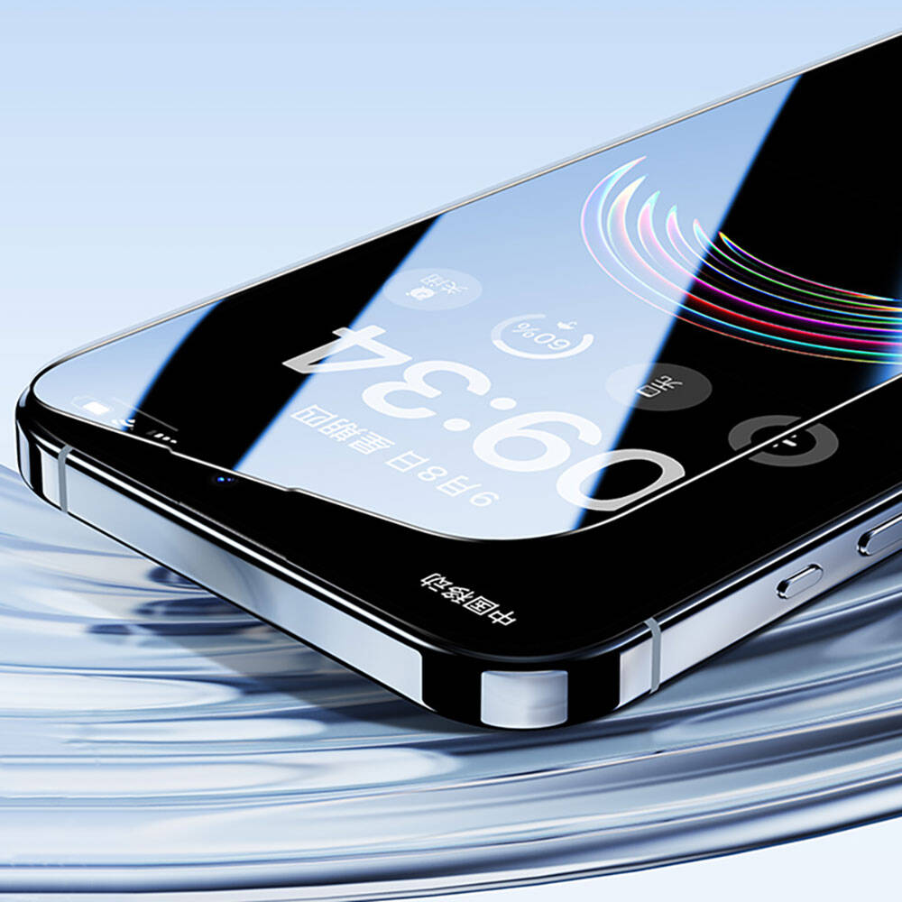iPhone 14 Pro / 15 uyumlu Benks V Pro Ultra Shield 0.3mm Ekran Koruyucu + Kolay Uygulama Aparatlı