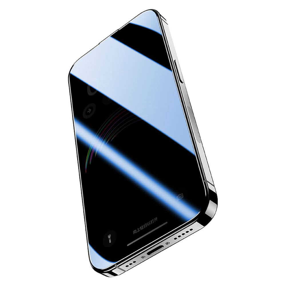 iPhone 14 Pro / 15 uyumlu Benks V Pro Ultra Shield Privacy 0.3mm Ekran Koruyucu + Kolay Uygulama Aparatlı