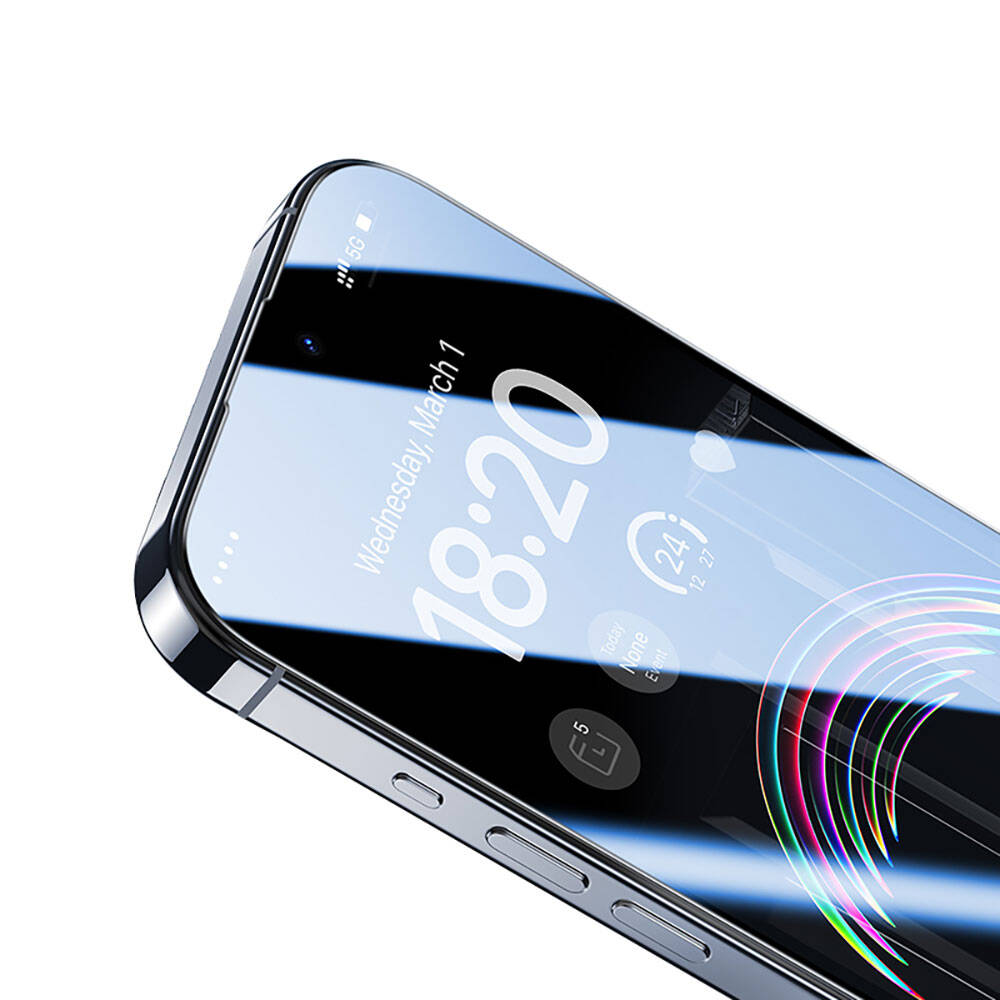 iPhone 14 Pro Max / 15 Plus uyumlu Benks V Pro Ultra Shield 0.3mm Ekran Koruyucu + Kolay Uygulama Aparatlı