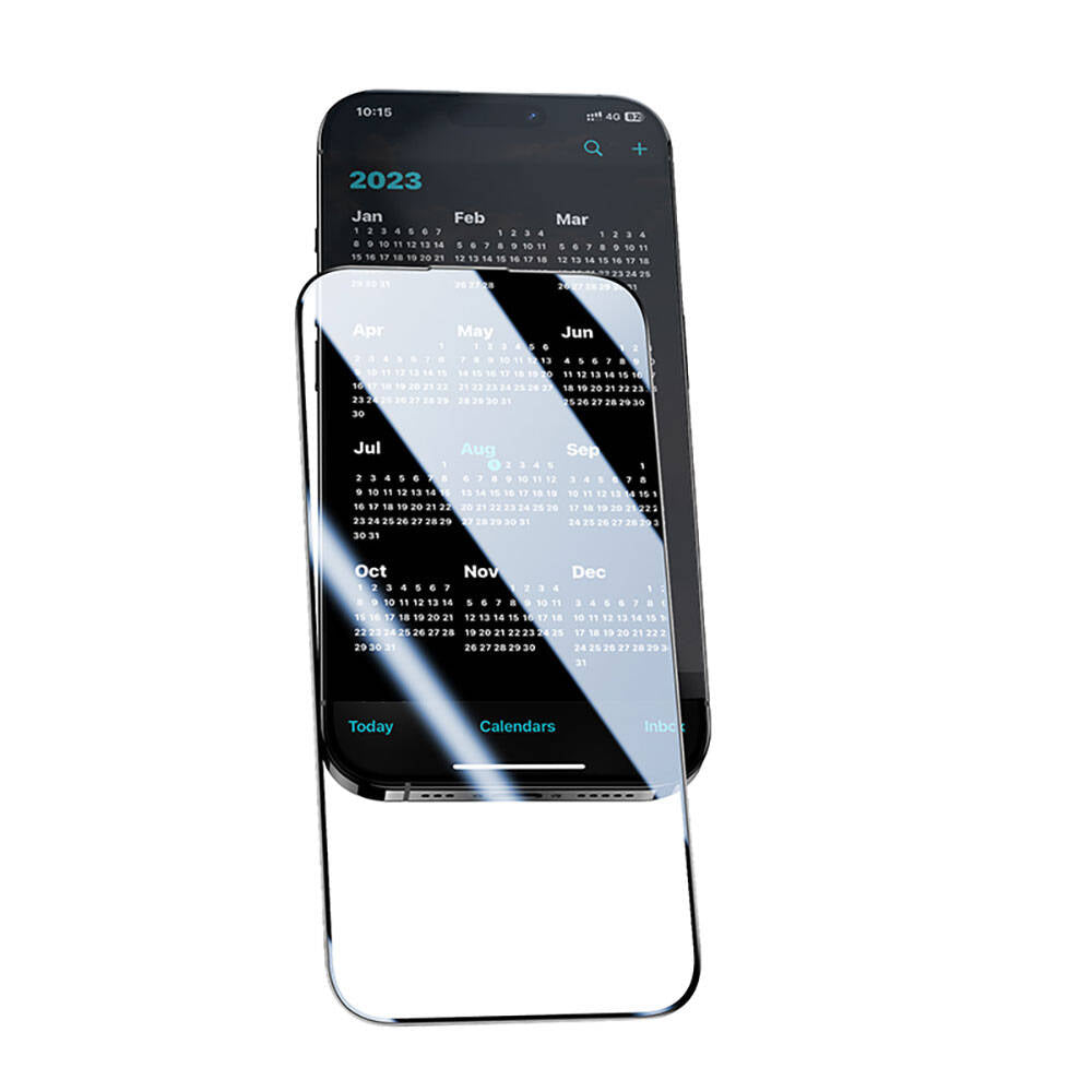 iPhone 14 Pro Max / 15 Plus uyumlu Benks V Pro Ultra Shield Privacy 0.3mm Ekran Koruyucu + Kolay Uygulama Aparatlı