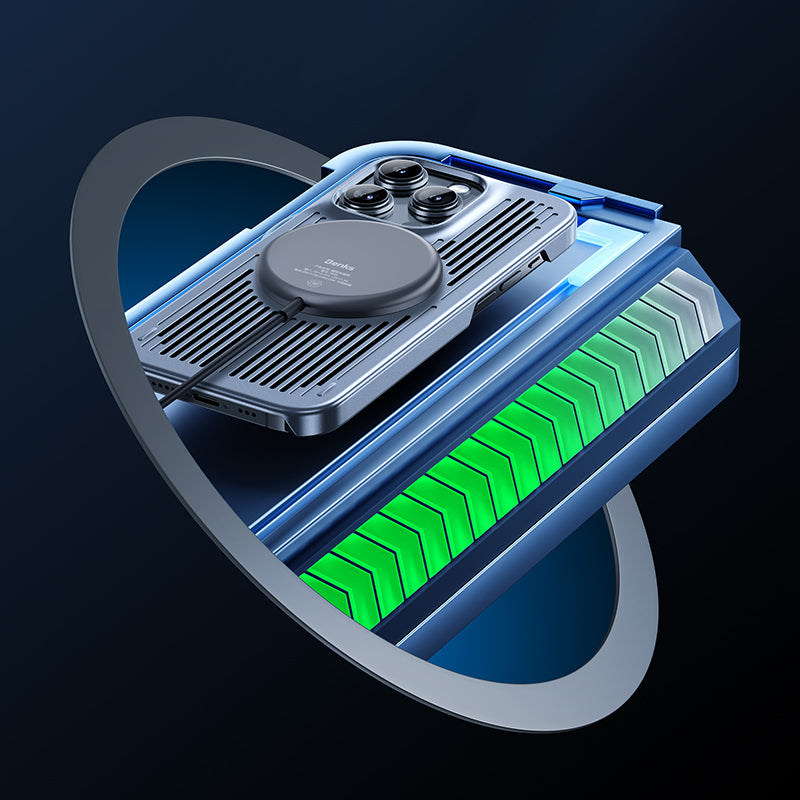 iPhone 15 Plus Kılıf Magsafe Şarj ve Soğutucu Özellikli Benks Biliz Kapak