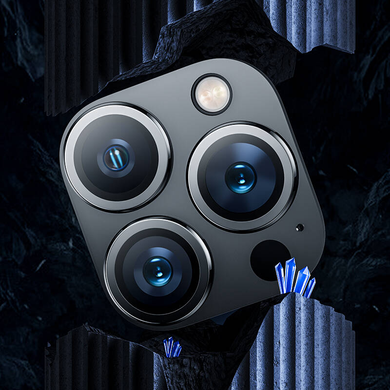 iPhone 15 Pro Max / 15 Pro Benks DR Safir Kamera Lens Koruyucu