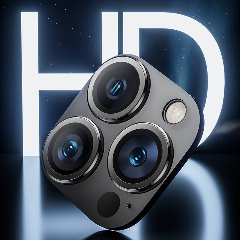 iPhone 15 Pro Max / 15 Pro Benks DR Safir Kamera Lens Koruyucu