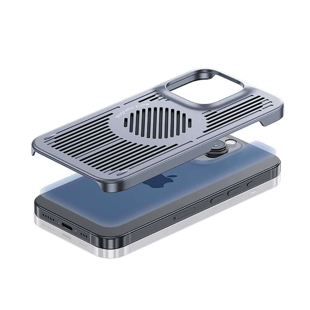 iPhone 15 Pro Kılıf MagSafe Şarj ve Soğutucu Özellikli Benks Biliz Kapak