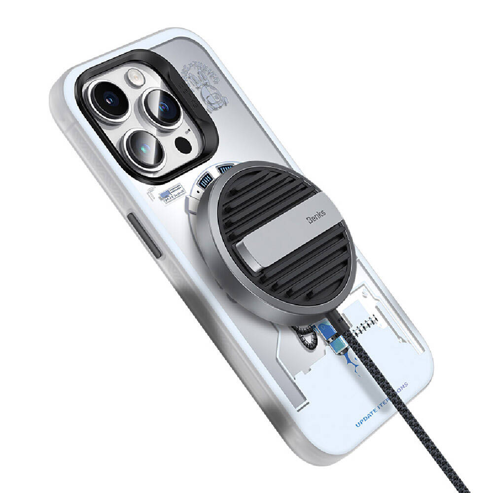 iPhone 15 Pro Kılıf Magsafe Şarj Özellikli Benks Bunny Explore Kapak