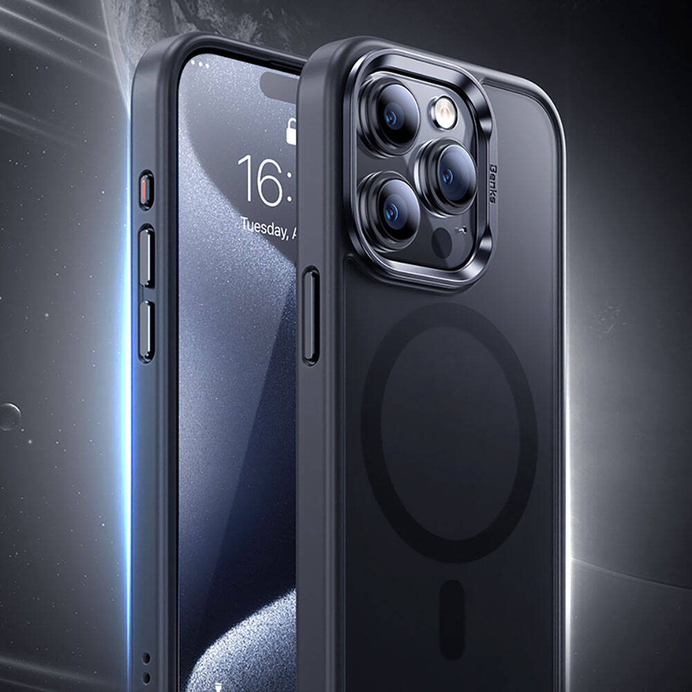 iPhone 15 Pro Kılıf Magsafe Şarj Özellikli Benks Mist Protective Kapak