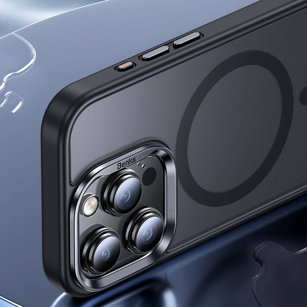 iPhone 15 Pro Kılıf Magsafe Şarj Özellikli Benks Mist Protective Kapak