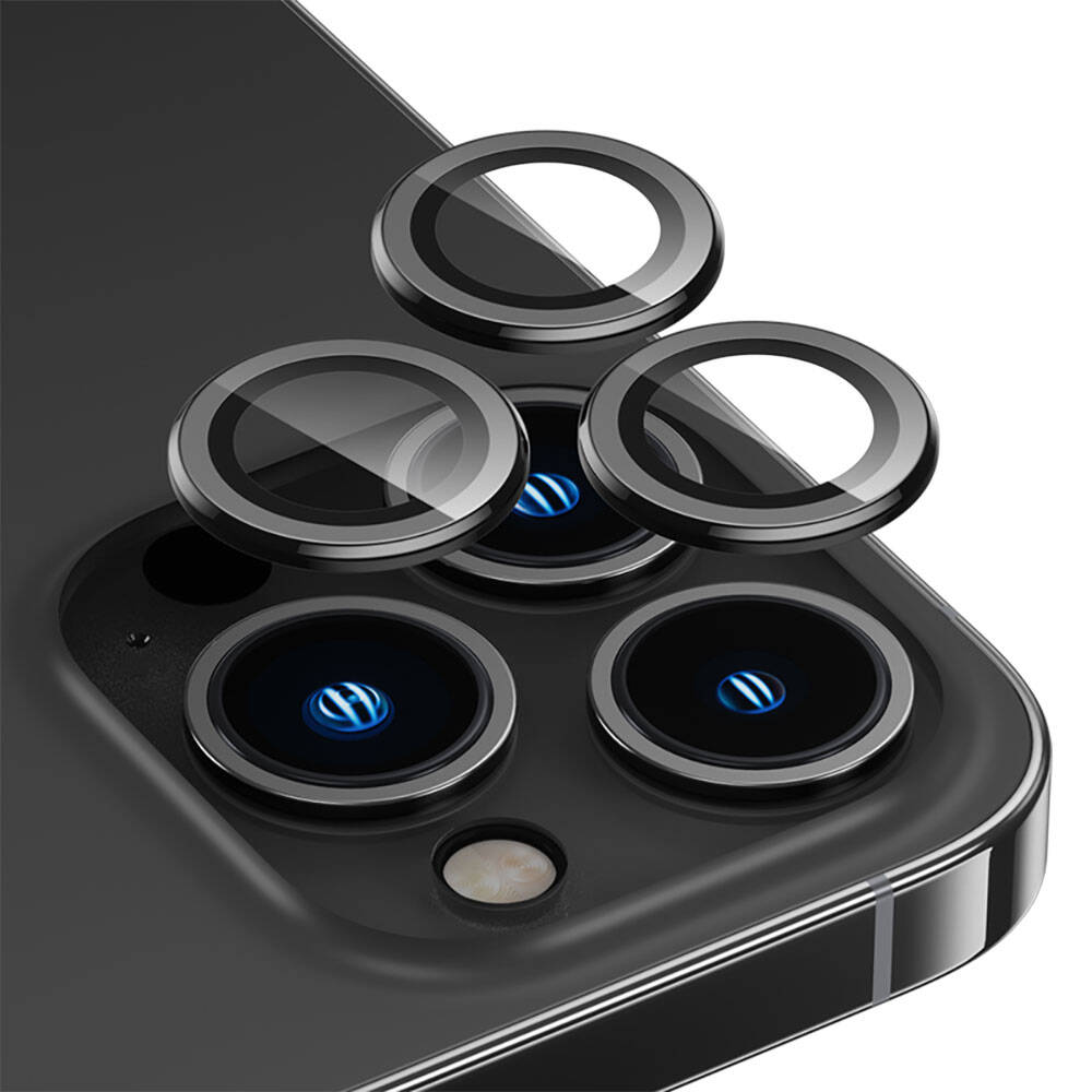 iPhone 15 Pro Max / 15 Pro Benks DR Safir Kamera Lens Koruyucu