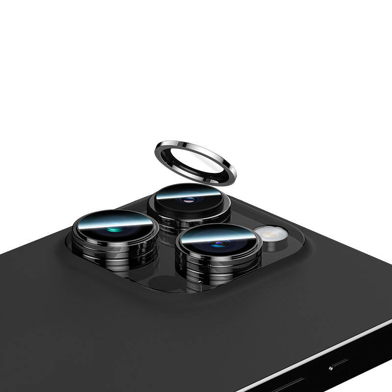 iPhone 15 Pro Max / 15 Pro uyumlu Benks King Kong Corning Kamera Lens Koruyucu