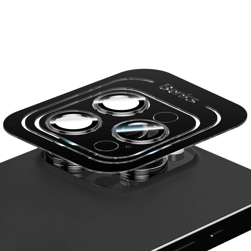 iPhone 15 Pro Max / 15 Pro uyumlu Benks King Kong Corning Kamera Lens Koruyucu