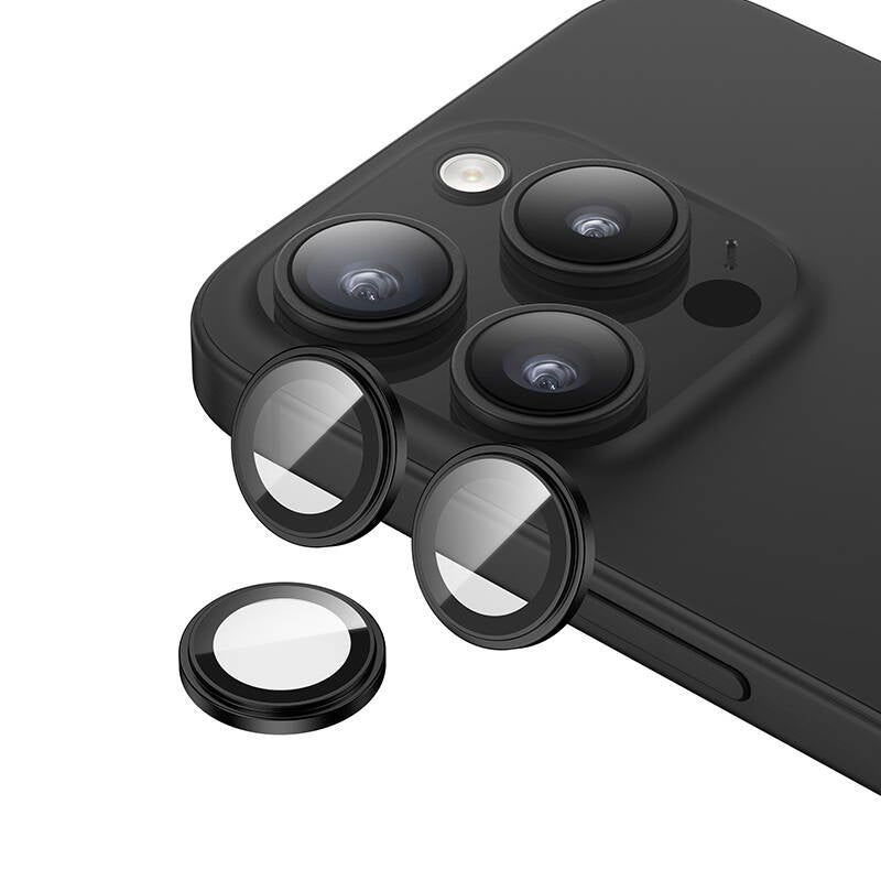 iPhone 15 Pro Max / 15 Pro uyumlu Benks King Kong Corning Kamera Lens Koruyucu