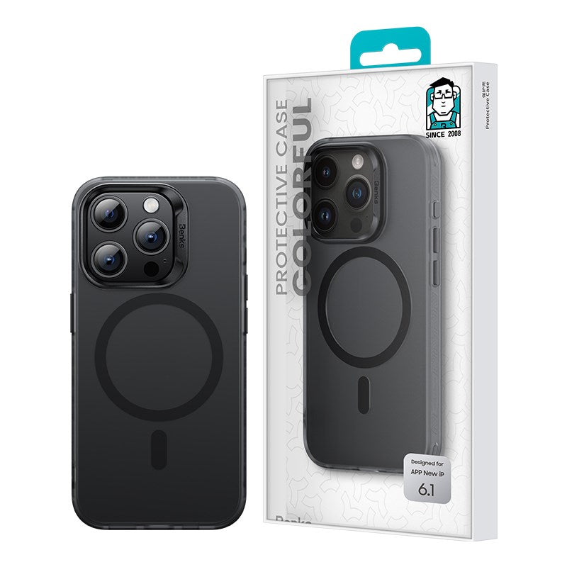 iPhone 15 Pro Max Kılıf Magsafe Şarj Özellikli Benks Lucid Armor Kapak