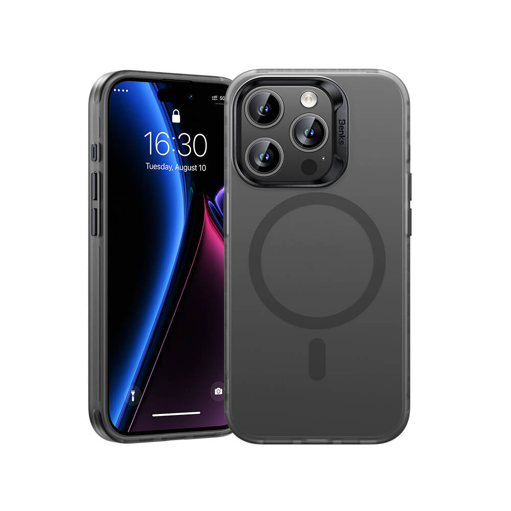 iPhone 15 Pro Max Kılıf Magsafe Şarj Özellikli Benks Lucid Armor Kapak