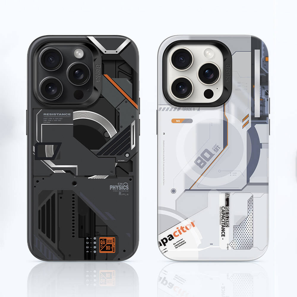 iPhone 15 Pro Max Kılıf MagSafe Şarj Özellikli Mekanik Tasarımlı Benks Perspective Serisi Kapak