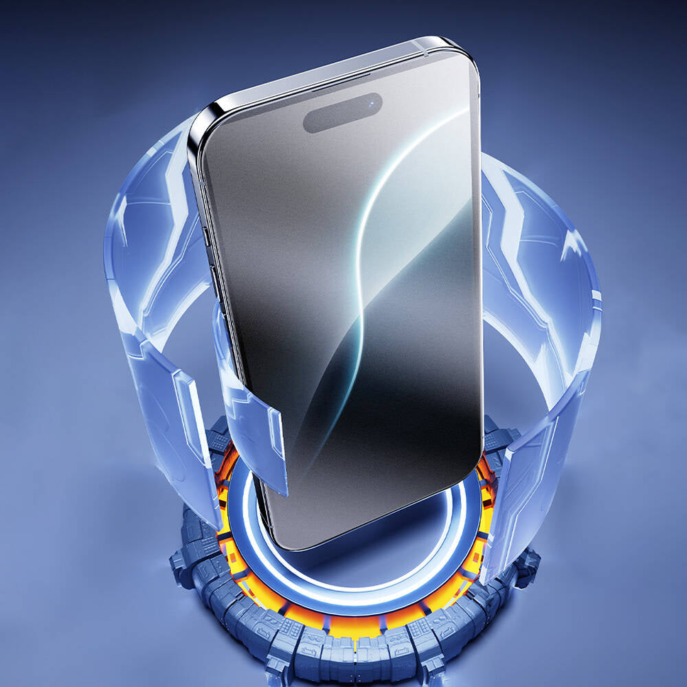 iPhone 14 Pro / 15 / 16 uyumlu Benks JoyTouch Mat Oyun Ekran Koruyucu + Kolay Uygulama Aparatı