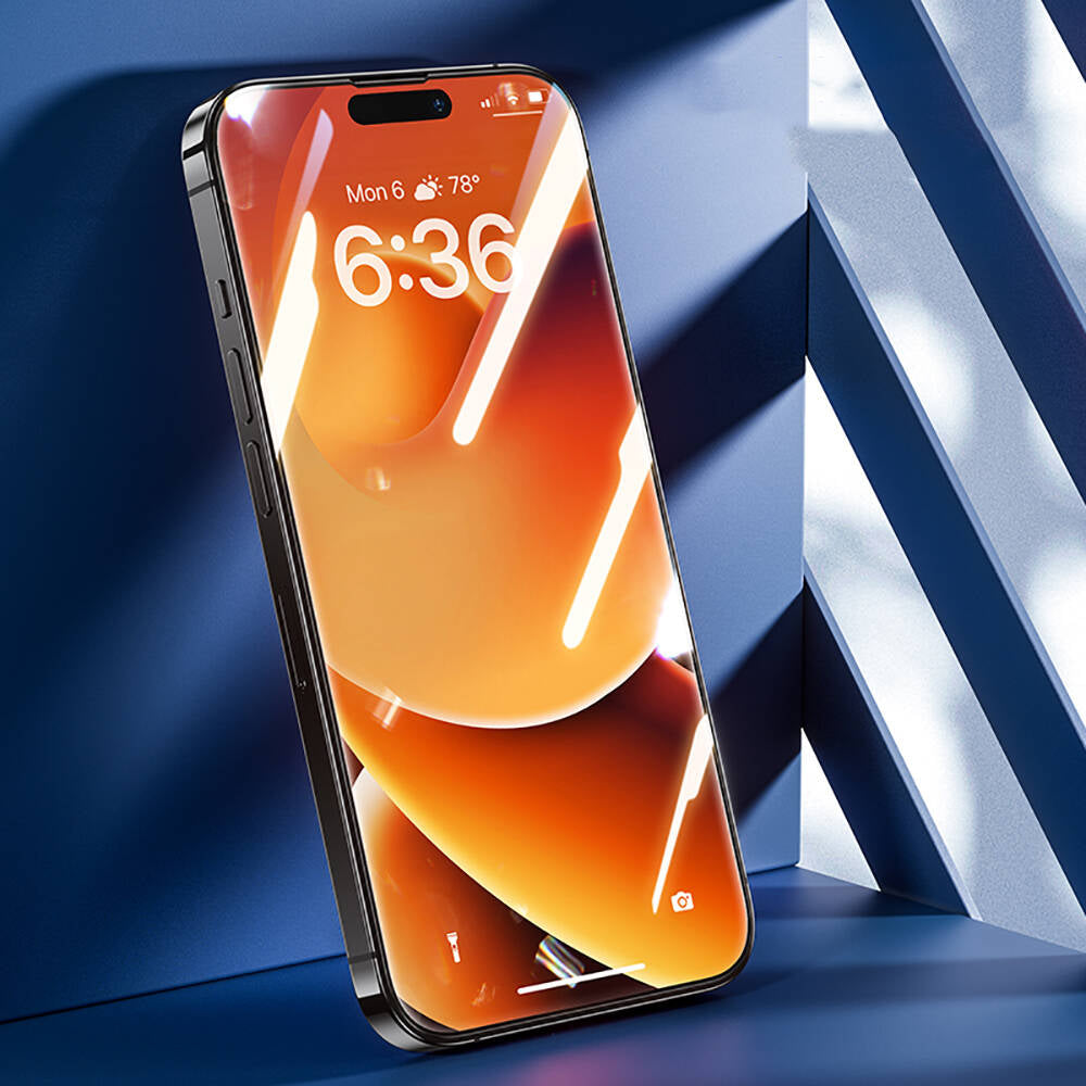 iPhone 14 Pro / 15 / 16 uyumlu Hidrofobik Ve Oleofobik Özellikli Benks Air Shield Ekran Koruyucu 10'lu Paket
