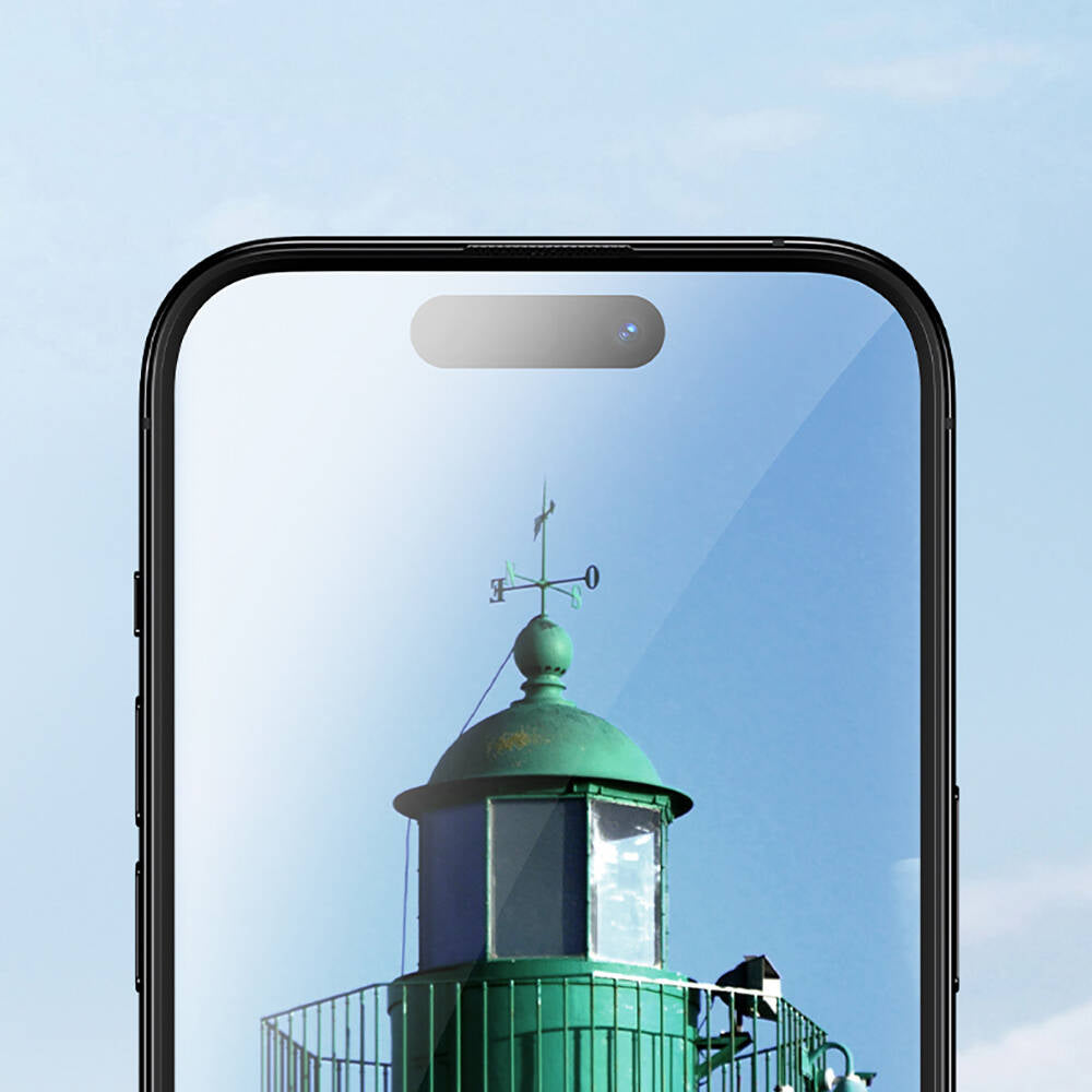 iPhone 14 Pro / 15 / 16 uyumlu Hidrofobik Ve Oleofobik Özellikli Benks Air Shield Ekran Koruyucu 10'lu Paket