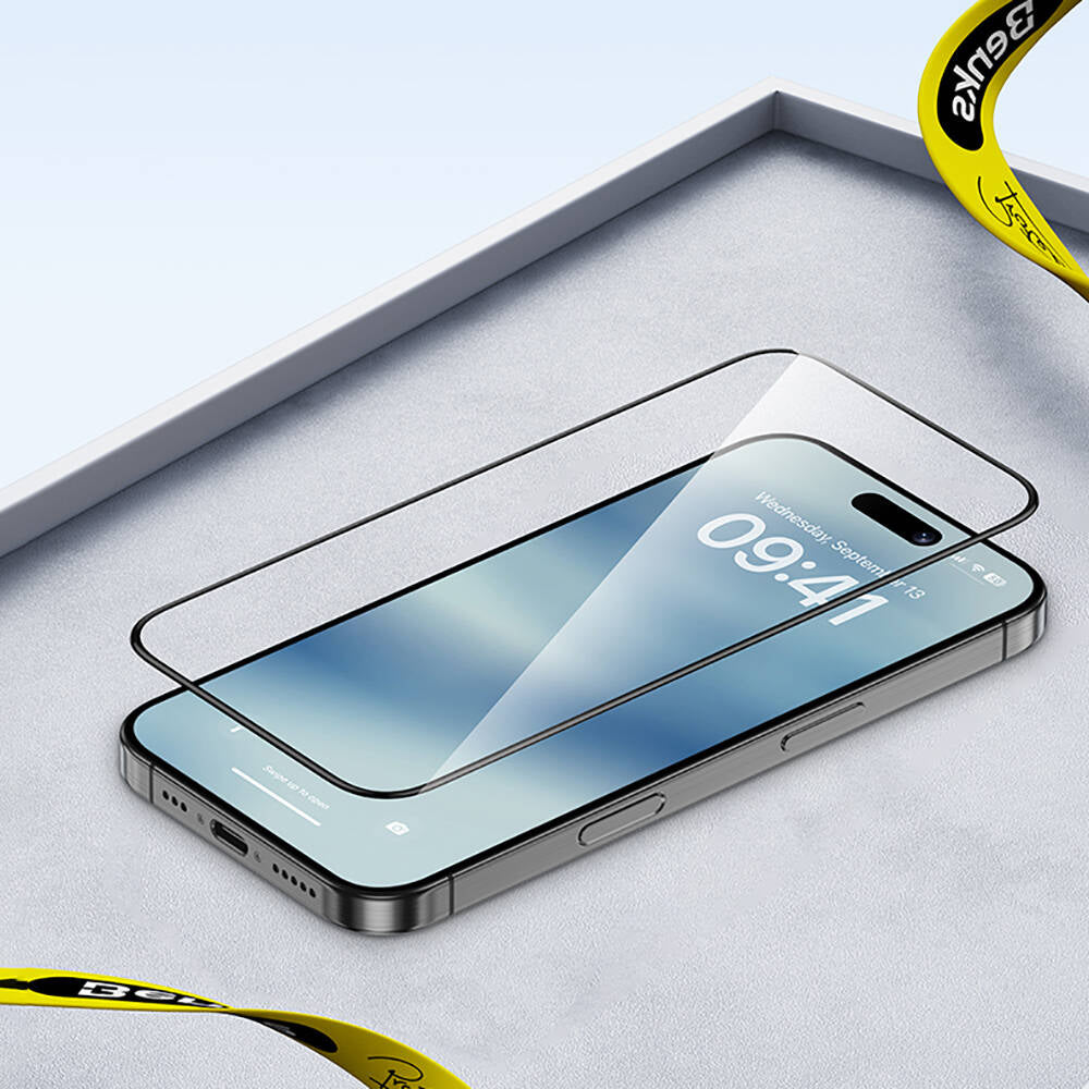 iPhone 14 Pro / 15 / 16 uyumlu Hidrofobik Ve Oleofobik Özellikli Benks Air Shield Ekran Koruyucu 10'lu Paket