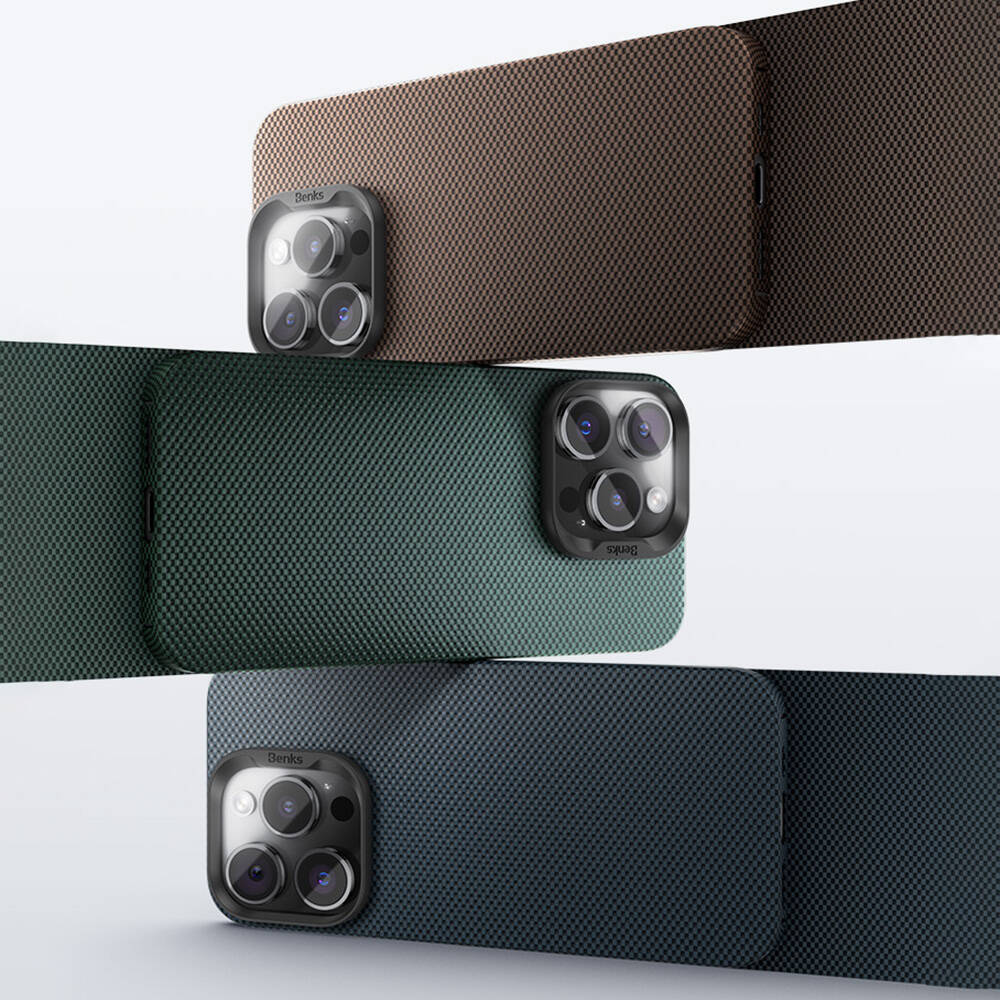 iPhone 16 Kılıf Magsafe Şarj Özellikli Benks ArmorTint Serisi ArmorAir Kevlar Kapak