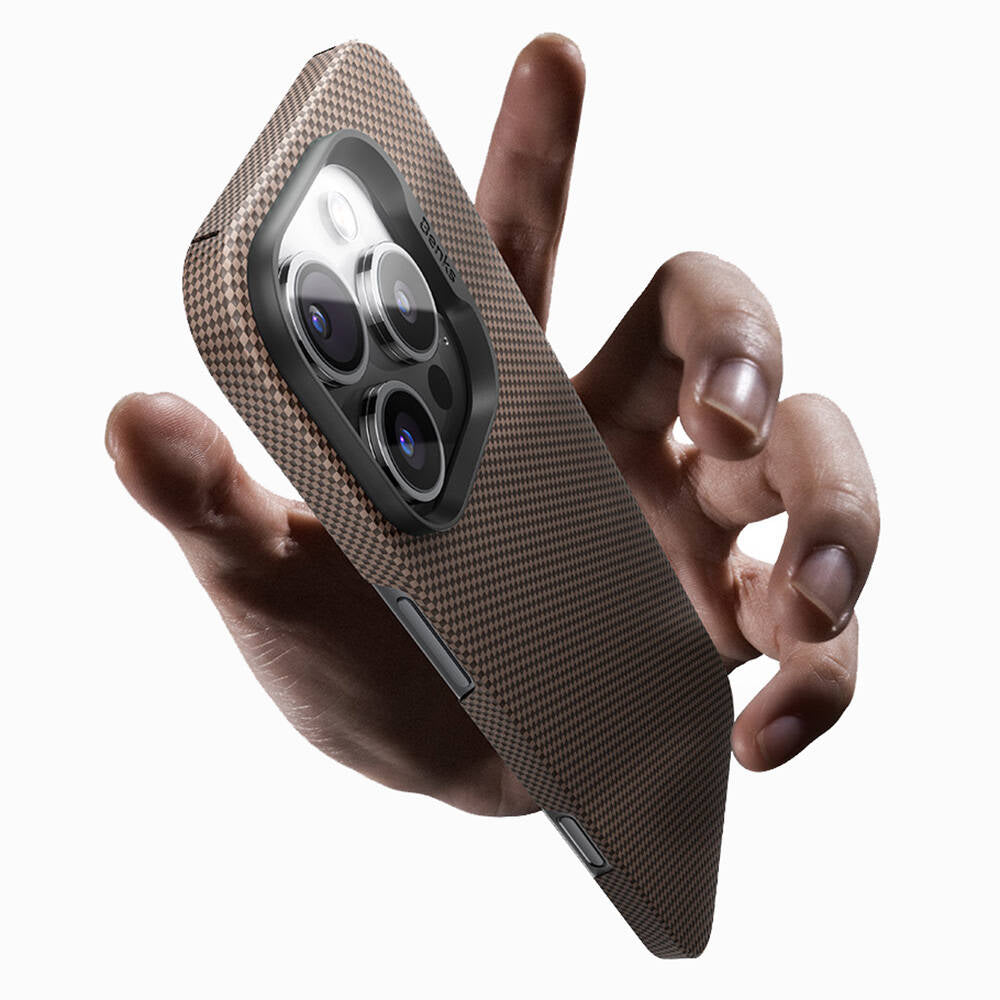 iPhone 16 Kılıf Magsafe Şarj Özellikli Benks ArmorTint Serisi ArmorAir Kevlar Kapak