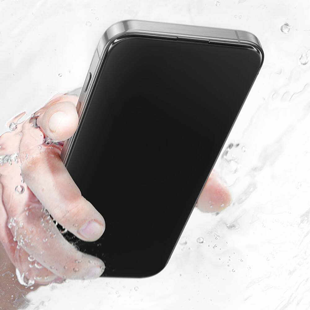 iPhone 14 Pro Max / 15 Plus / 16 Plus uyumlu Benks Glass Warrior HD 0.3mm Cam Ekran Koruyucu + Kolay Uygulama Aparatlı