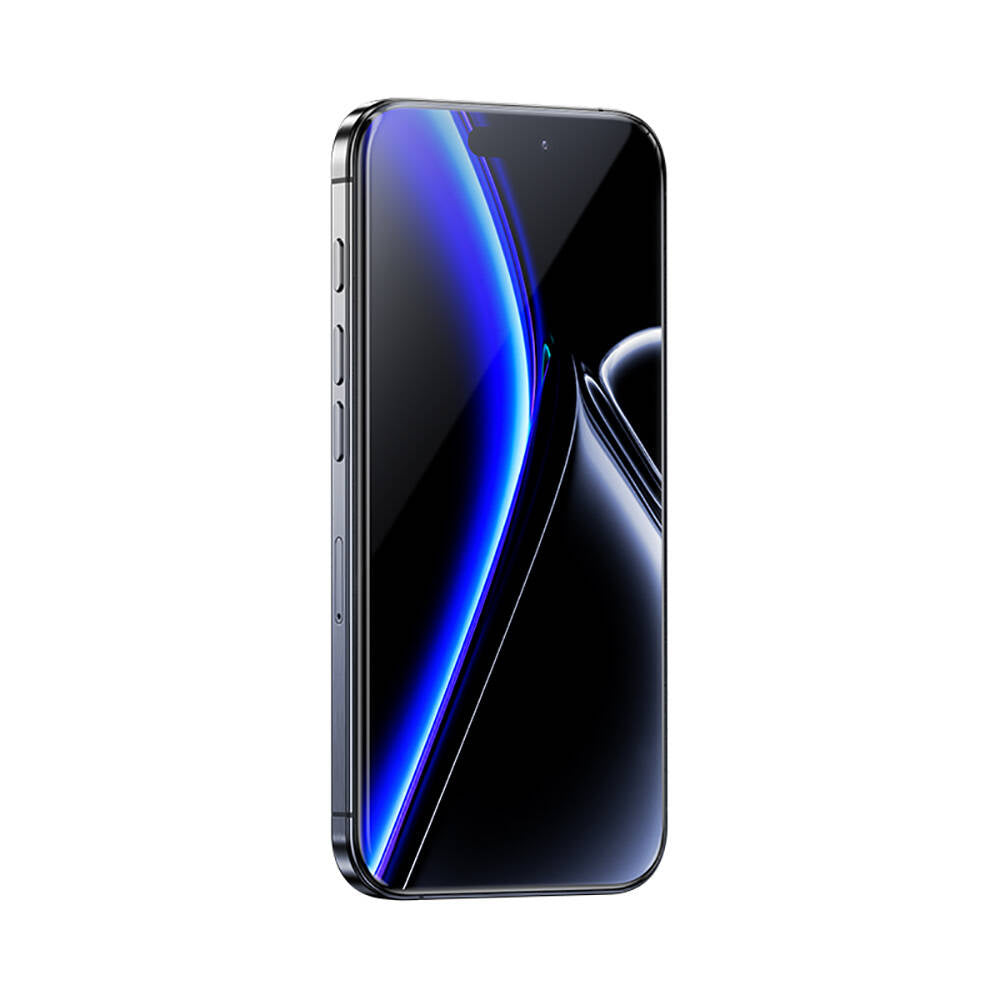 iPhone 14 Pro Max / 15 Plus / 16 Plus uyumlu Benks Glass Warrior Safir Coating 0.3mm Cam Ekran Koruyucu + Kolay Uygulama Aparatı
