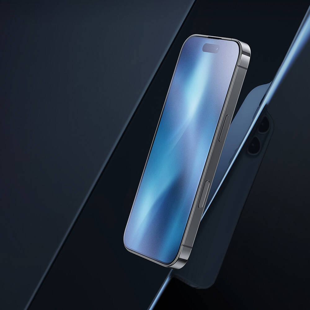 iPhone 14 Pro Max / 15 Plus / 16 Plus uyumlu Benks JoyTouch Mat Oyun Ekran Koruyucu + Kolay Uygulama Aparatı