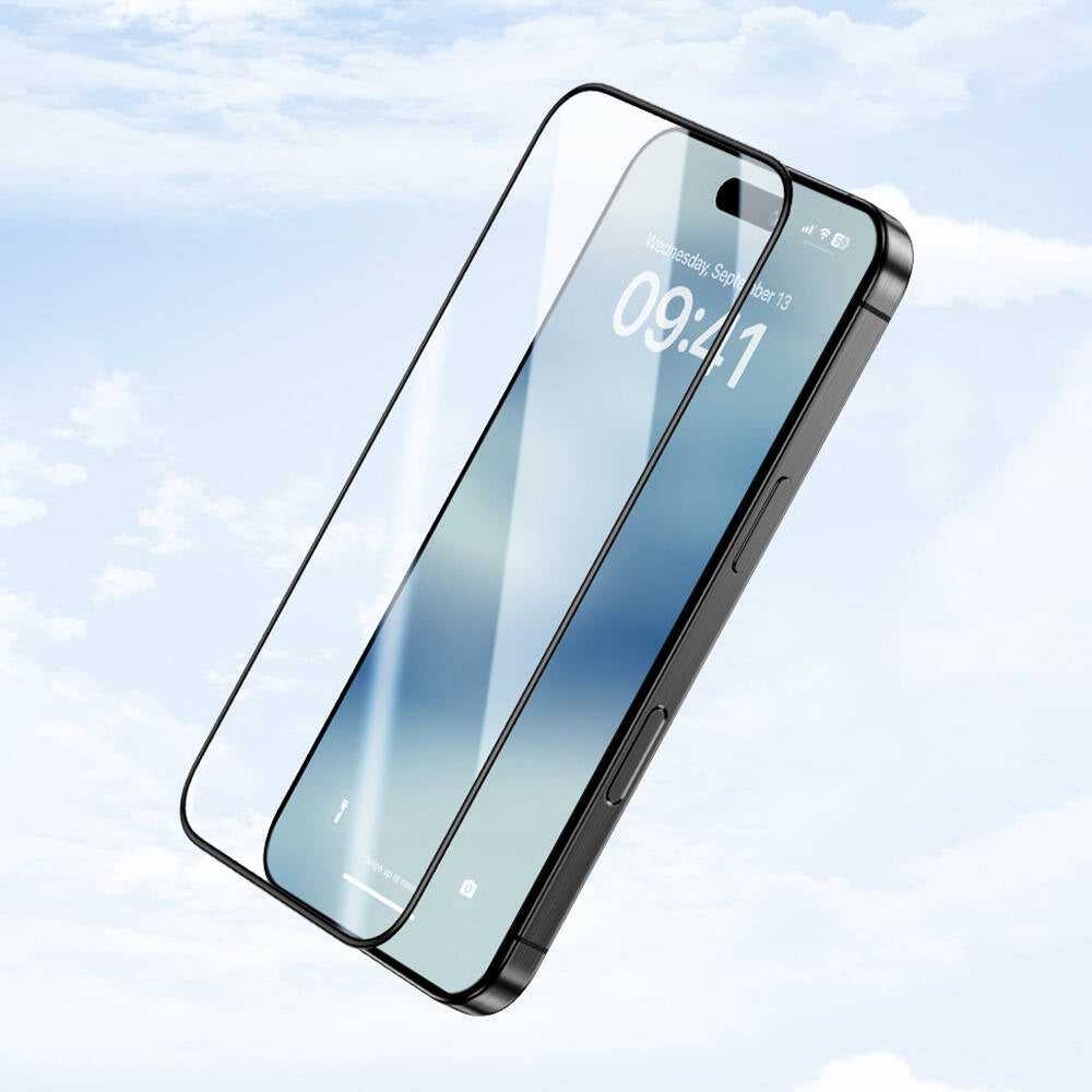 iPhone 14 Pro Max / 15 Plus / 16 Plus uyumlu Benks Ultra Shield 0.4mm Ekran Koruyucu + Kolay Uygulama Aparatlı