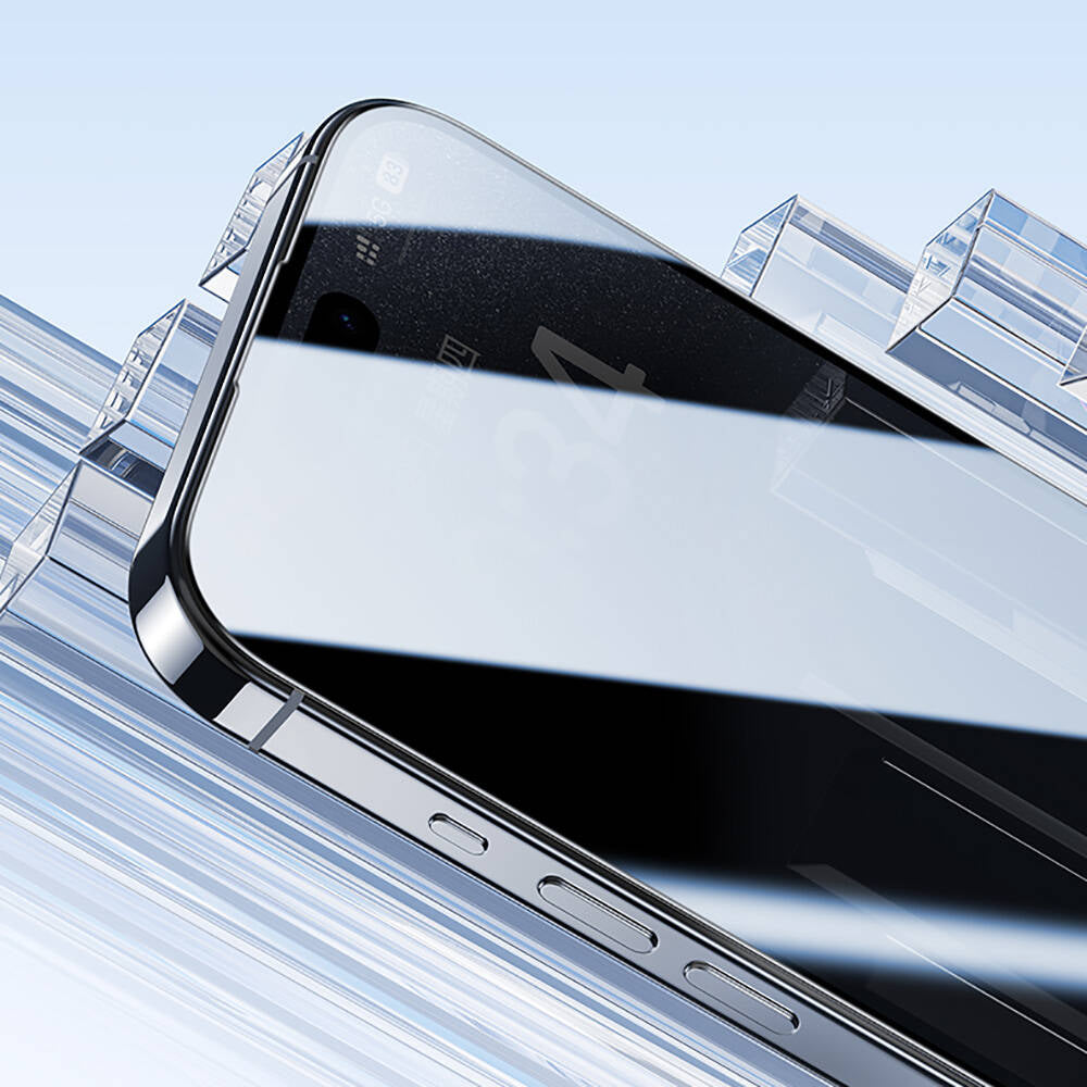iPhone 14 Pro Max / 15 Plus / 16 Plus uyumlu Benks Ultra Shield 0.4mm Ekran Koruyucu + Kolay Uygulama Aparatlı