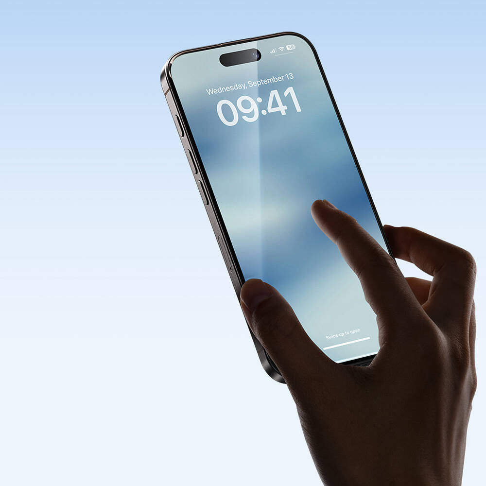 iPhone 14 Pro Max / 15 Plus / 16 Plus uyumlu Benks Ultra Shield 0.4mm Ekran Koruyucu + Kolay Uygulama Aparatlı