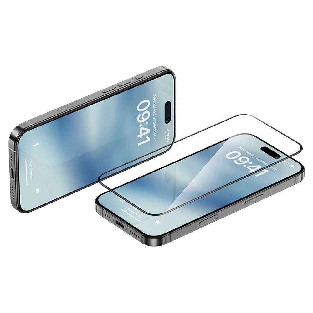 iPhone 14 Pro Max / 15 Plus / 16 Plus uyumlu Benks Ultra Shield 0.4mm Ekran Koruyucu + Kolay Uygulama Aparatlı