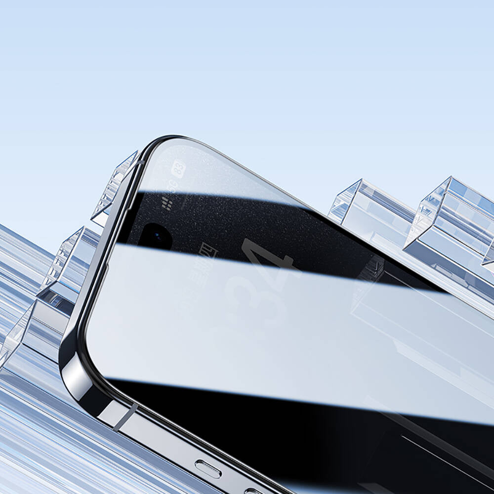 iPhone 14 Pro Max / 15 Plus / 16 Plus uyumlu Hidrofobik Ve Oleofobik Özellikli Benks Air Shield Ekran Koruyucu 10'lu Paket