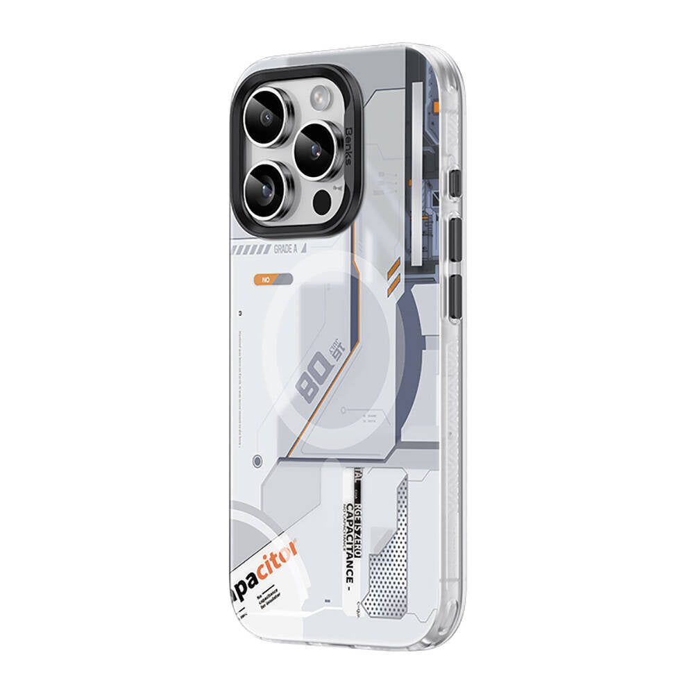 iPhone 16 Pro Kılıf MagSafe Şarj Özellikli Mekanik Tasarımlı Benks Perspective Serisi Kapak