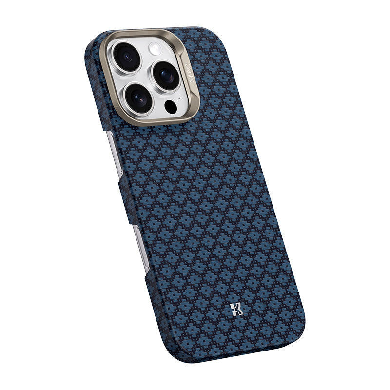 iPhone 16 Pro Max Kılıf M-Safe Şarj Özellikli Benks ArmorAir ArmorGrid Serisi Kevlar Kapak