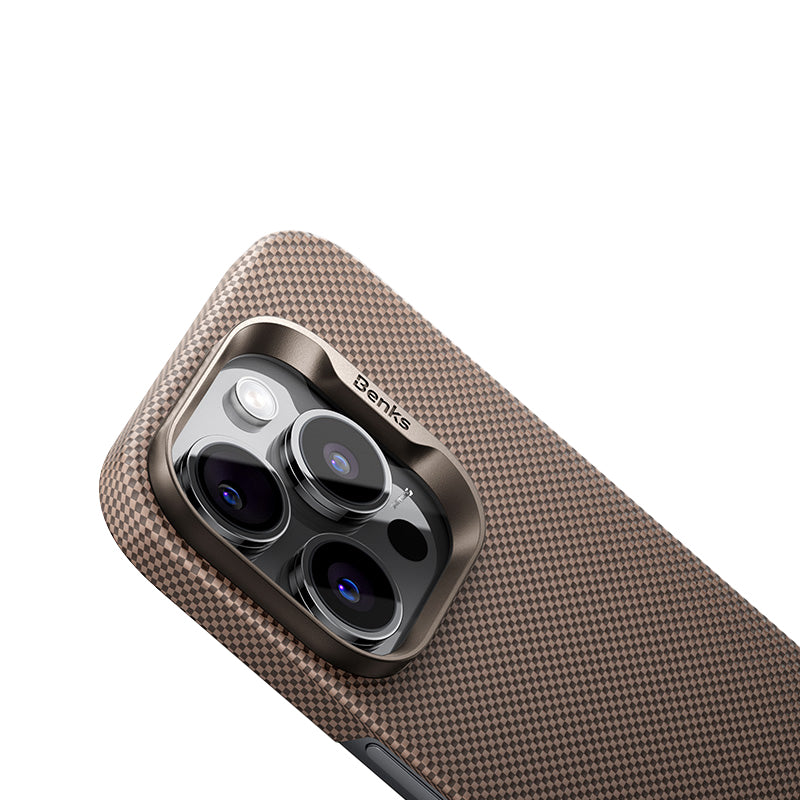 iPhone 16 Pro Max Kılıf M-safe Şarj Özellikli Benks Ultra Lightweight ArmorTint ArmorAir Kevlar Kapak