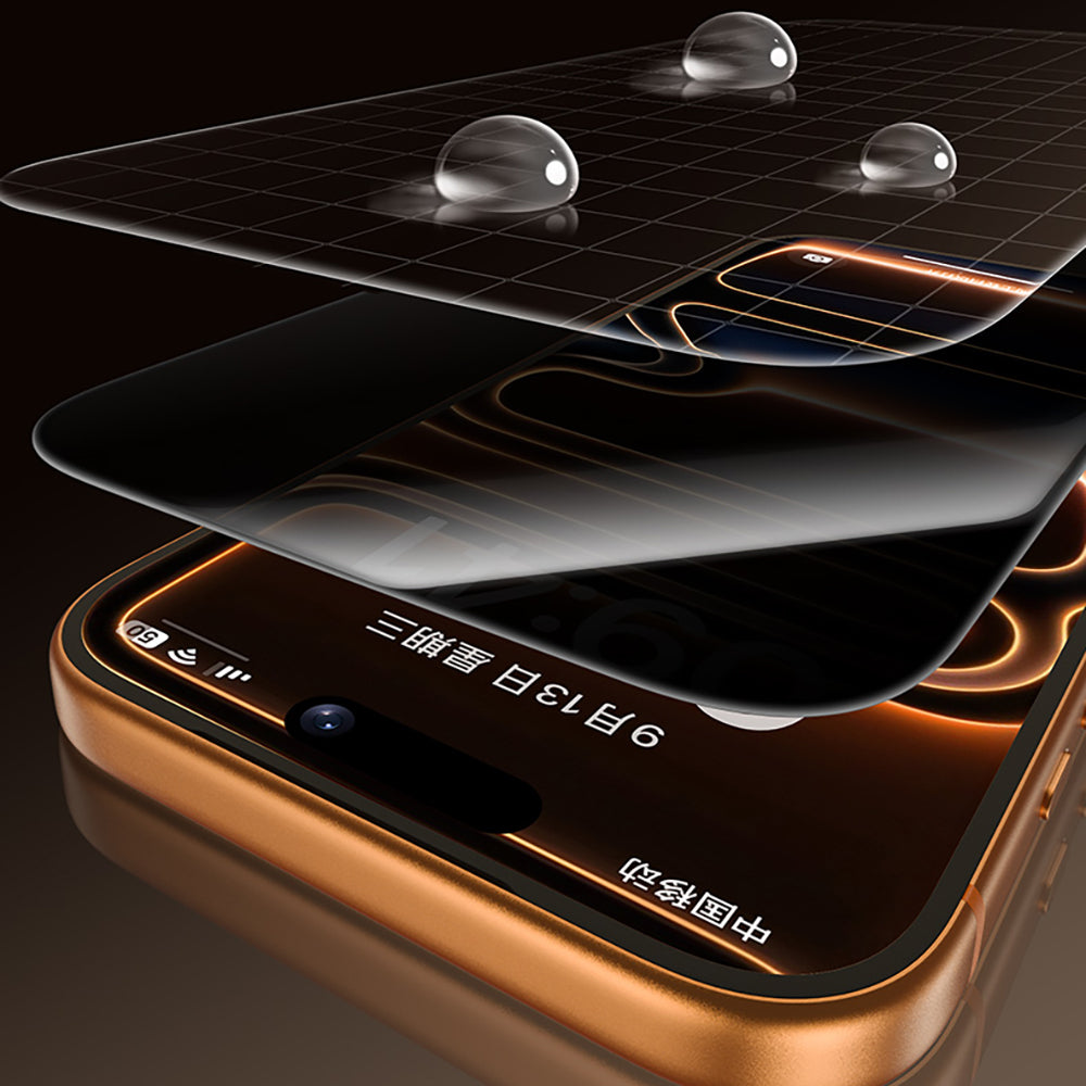 iPhone 17 Air Benks Glass Warrior 2.0 EZFita Privacy Hayalet Cam Ekran Koruyucu + Kolay Uygulama Aparatı