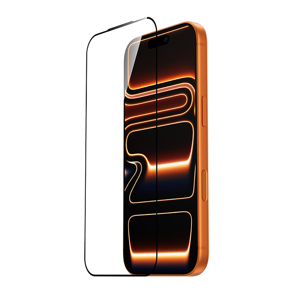 iPhone 16 Pro / 17 uyumlu Benks Glass Warrior 2.0 AR-EZFita Cam Ekran Koruyucu + Kolay Uygulama Aparatı