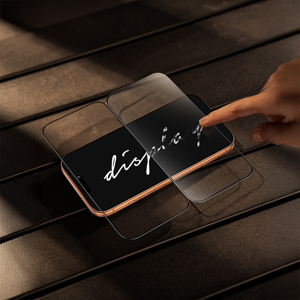 iPhone 16 Pro / 17 uyumlu Benks Glass Warrior 2.0 AR-EZFita Cam Ekran Koruyucu + Kolay Uygulama Aparatı