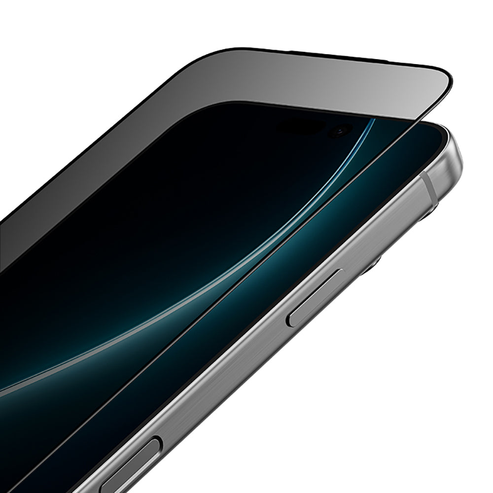 iPhone 16 Pro / 17 uyumlu Benks OmniWarrior Anti-Drop Privacy Cam Ekran Koruyucu + Kolay Uygulama Aparatlı